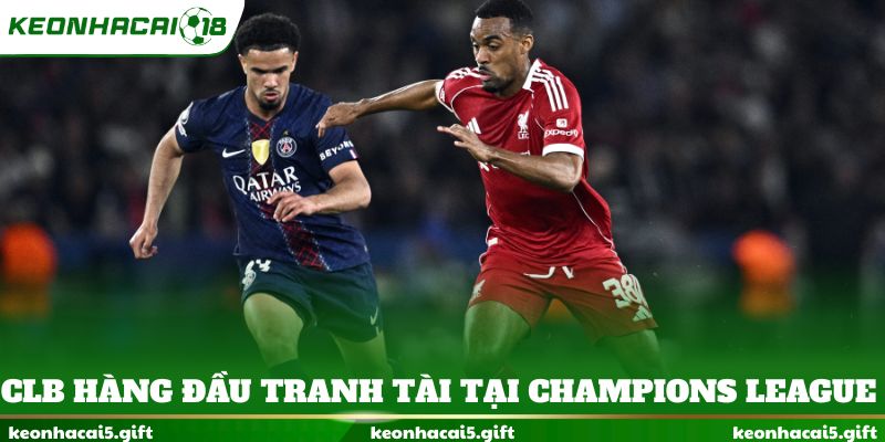 CLB hàng đầu tranh tài tại Champions League