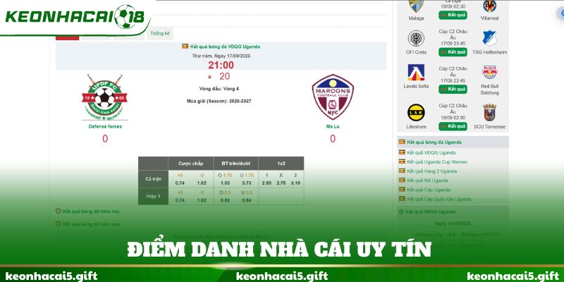Điểm danh nhà cái uy tín