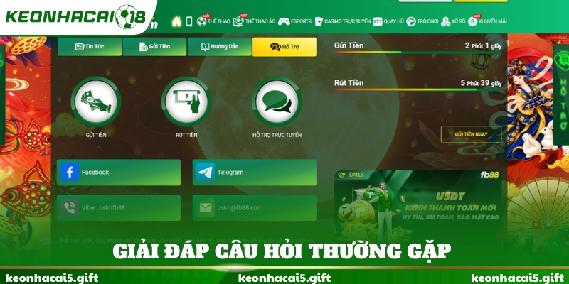 Giải đáp câu hỏi thường gặp