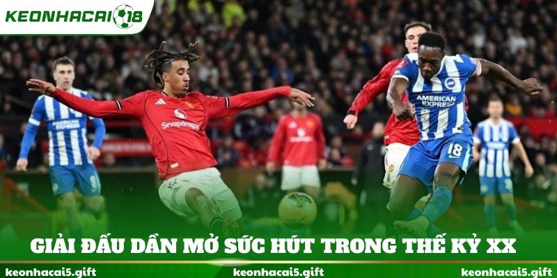 Giải đấu dần mở rộng sức hút trong thế kỷ XX 