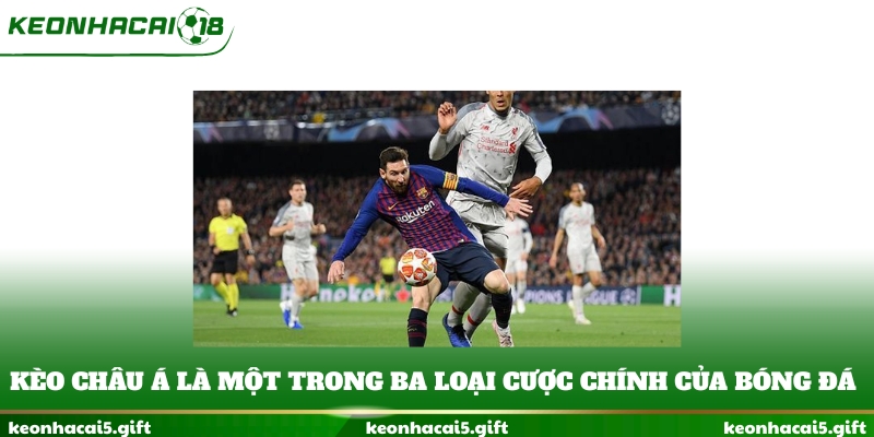 Kèo châu Á là một trong ba loại cược chính của bóng đá