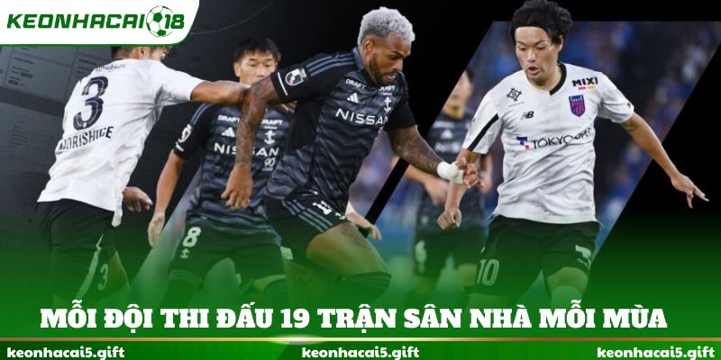 Mỗi đội thi đấu 19 trận sân nhà mỗi mùa 