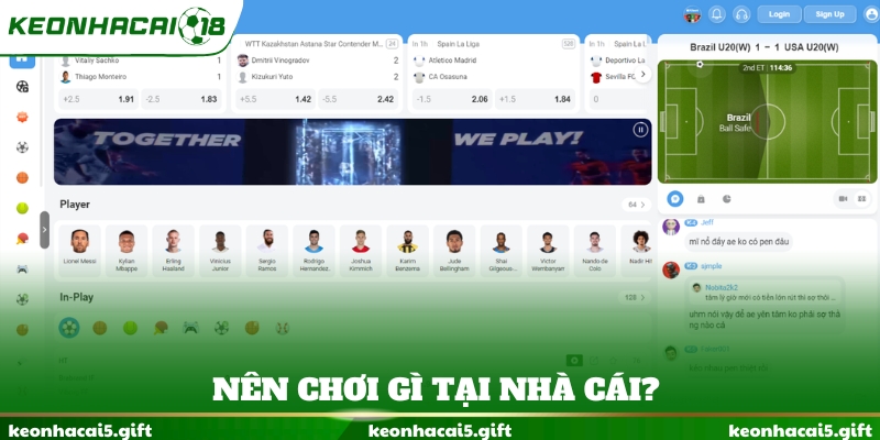 Nên chơi gì tại nhà cái?