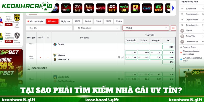 Tại sao phải tìm kiếm các nhà cái uy tín khác nhau?