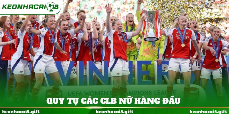 UEFA Women’s Champions League quy tụ các CLB nữ hàng đầu